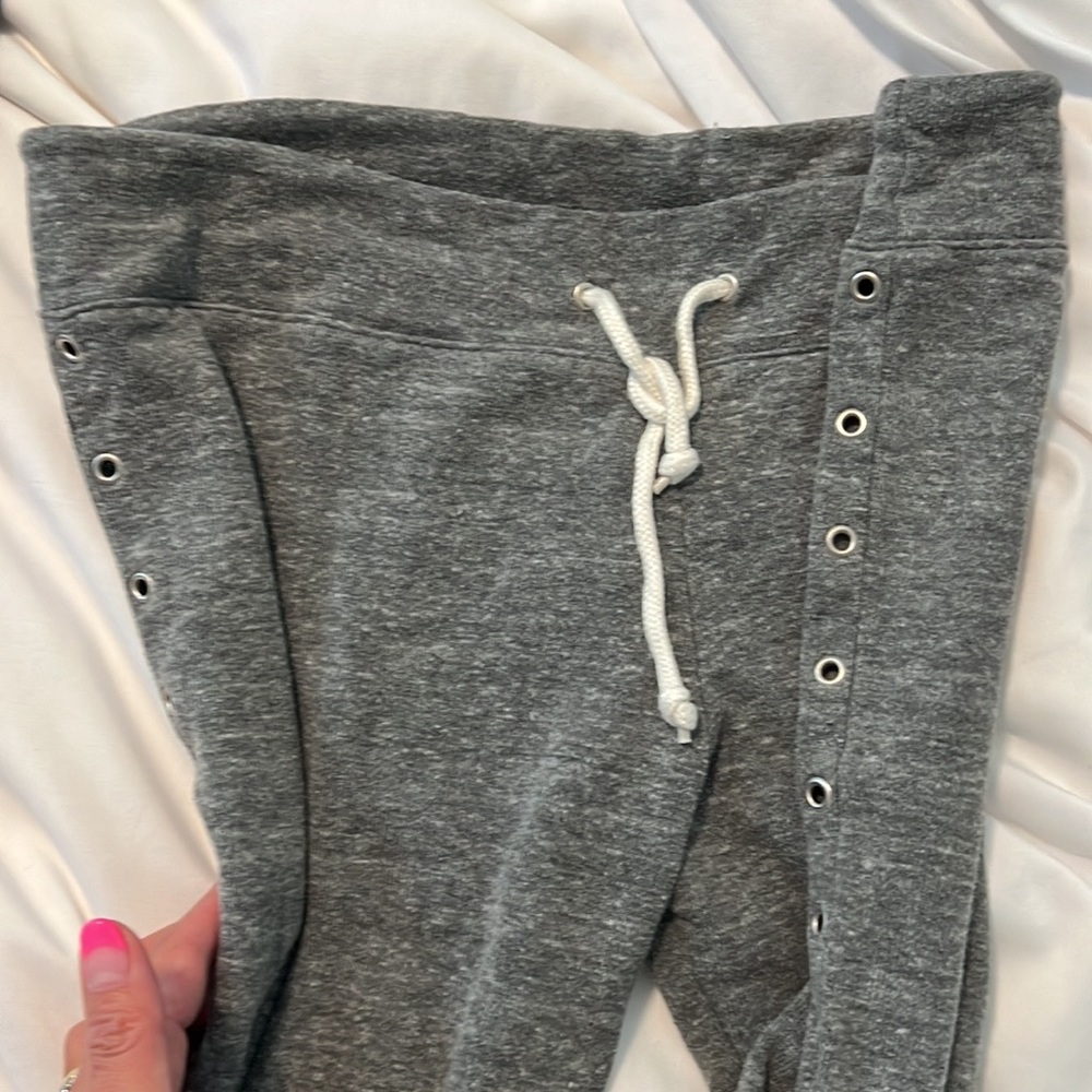 Monrow gray sweatpants Small